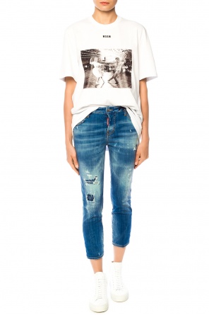 Jeansy 'cool girl cropped jean', zdjęcie 2 Jeansy 'cool girl cropped jean' od Dsquared2